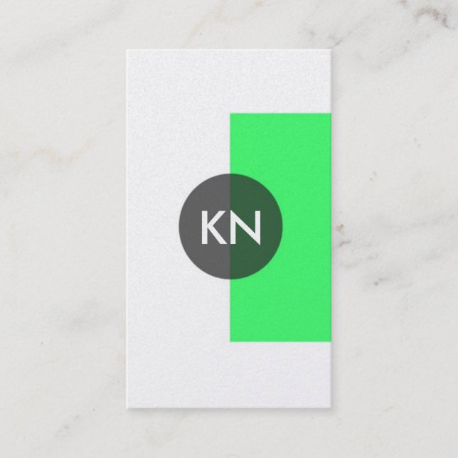 professionell elegant geometrisk Mönster C Visitkort (Framsida)