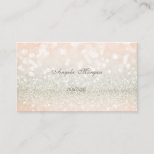 Professionell Elegant Glamour Gnistrande Visitkort