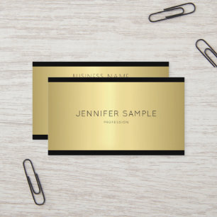 Professionell Elegant Glamous Design Modern Guld Visitkort