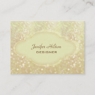 Professionell elegant glitter bokeh visitkort