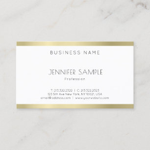 Professionell Elegant Guld Se elegant, smart moder Visitkort