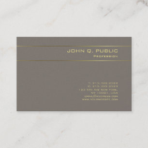 Professionell Elegant Guld Text Luxury-mall Visitkort