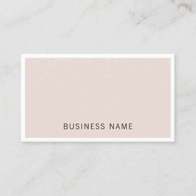 Professionell Elegant Minimalist Firm Company Plai Visitkort (Framsida)