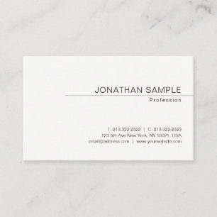 Professionell Elegant Minimalistisk modern mall Visitkort