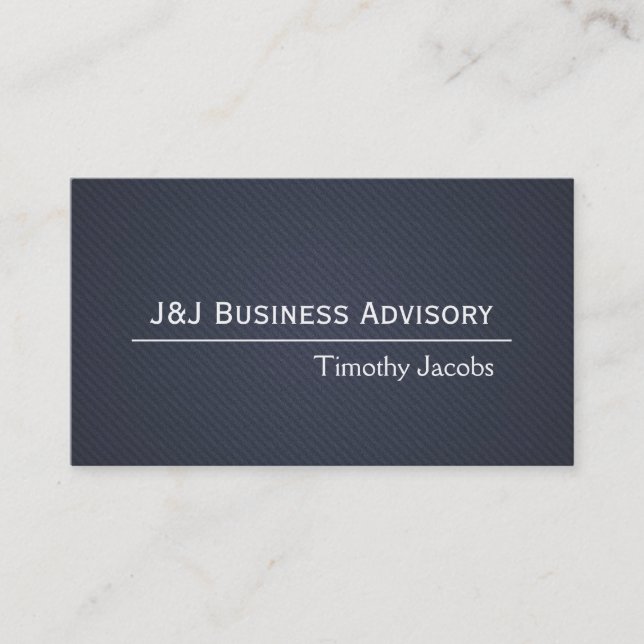Professionell Elegant Modern Business Advisory Visitkort (Framsida)
