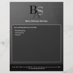 Professionell Elegant Modern Grå Svart Flyer