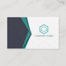 Professionell Elegant Modern Grönt Business Visitkort