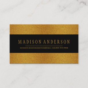 Professionell Elegant Modern guld badge Visitkort