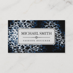 Professionell Elegant Modern Leopard Skin #12 Visitkort