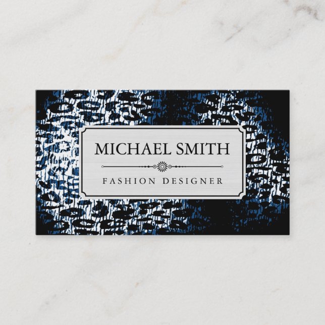 Professionell Elegant Modern Leopard Skin #12 Visitkort (Framsida)
