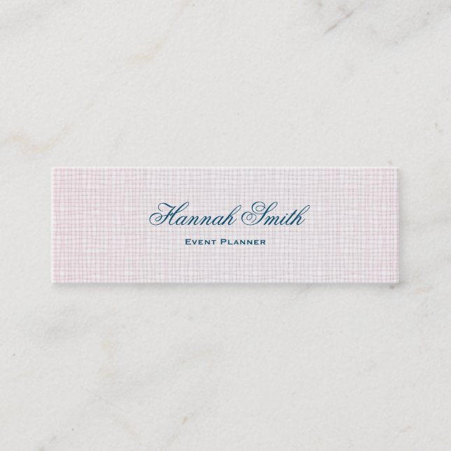 Professionell elegant modern lyx glitter mini bu visitkort (Framsida)