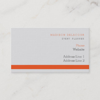 Professionell Elegant Modern Minimal Silver-bricka Visitkort