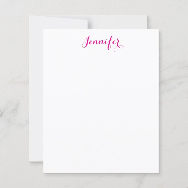 Professionell elegant modern minimalist enkel namn (Framsida)