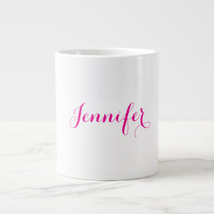 Professionell elegant modern minimalist enkel namn jumbo mugg