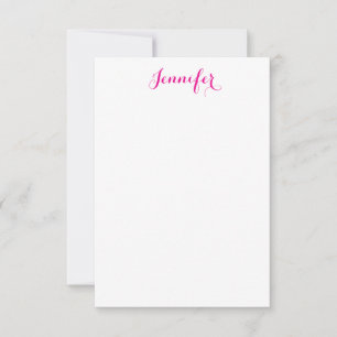 Professionell elegant modern minimalist enkel namn OSA kort