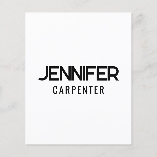 Professionell elegant modern minimalist lägg till  flygblad (Framsidan)