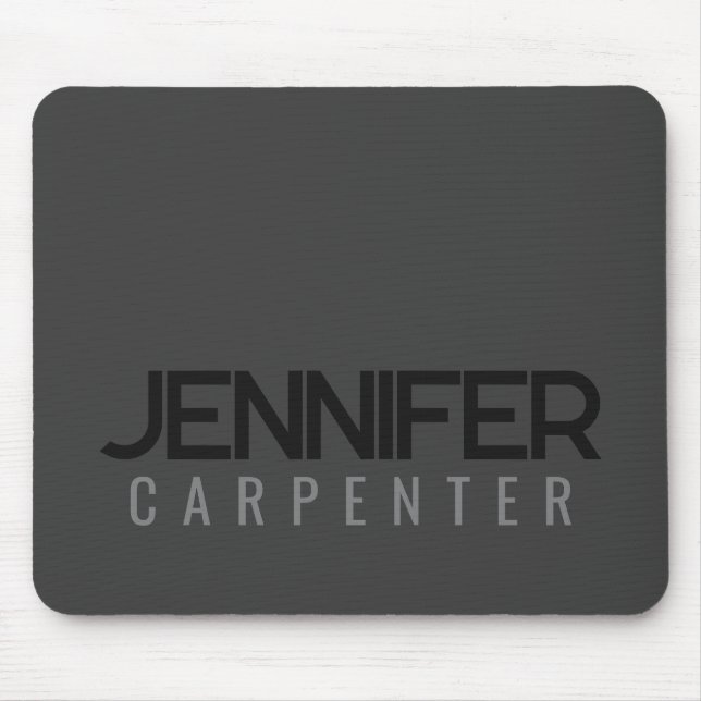 Professionell elegant modern minimalist lägg till  musmatta (Framsidan)