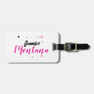 Professionell elegant modern minimalist namn bagagebricka