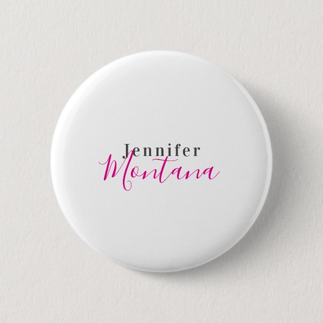 Professionell elegant modern minimalist namn knapp (Framsida)