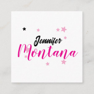 Professionell elegant modern minimalist namn tilläggskort