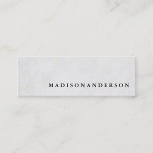 Professionell Elegant Modern minimalistisk anpassa Mini Visitkort