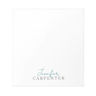 Professionell elegant modern minimalistisk enkel anteckningsblock