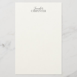 Professionell elegant modern minimalistisk enkel brevpapper