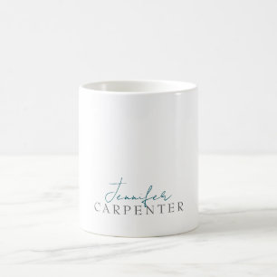 Professionell elegant modern minimalistisk enkel kaffemugg
