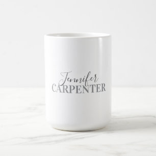 Professionell elegant modern minimalistisk enkel kaffemugg