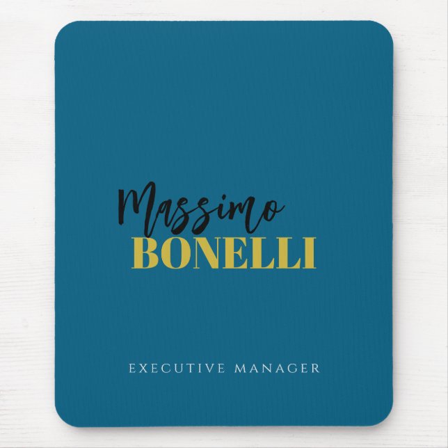 Professionell elegant modern minimalistisk enkel musmatta (Framsidan)
