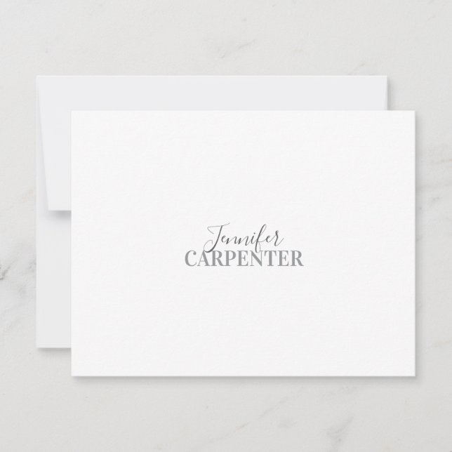 Professionell elegant modern minimalistisk enkel OSA kort (Framsida)
