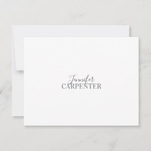 Professionell elegant modern minimalistisk enkel OSA kort