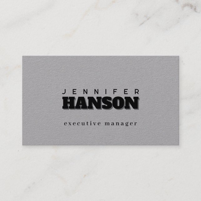 Professionell elegant modern minimalistisk enkel visitkort (Framsida)