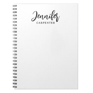 Professionell elegant modern minimalistisk lägg ti anteckningsbok