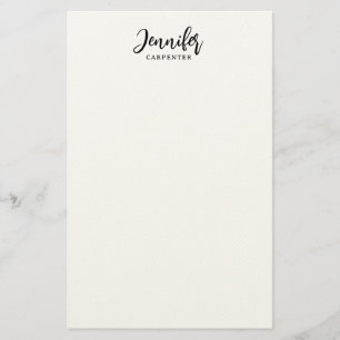 Professionell elegant modern minimalistisk lägg ti brevpapper