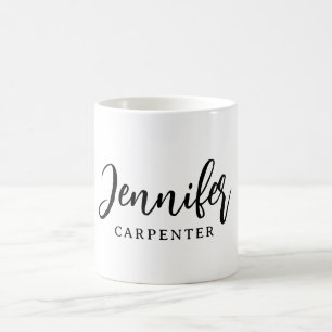 Professionell elegant modern minimalistisk lägg ti kaffemugg