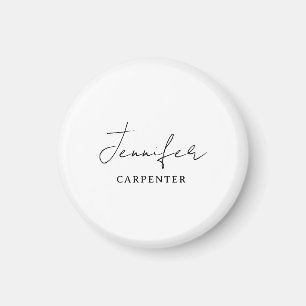 Professionell elegant modern minimalistisk lägg ti magnet