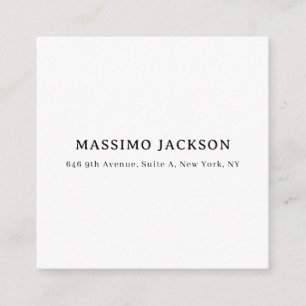Professionell elegant modern minimalistisk lägg ti tilläggskort