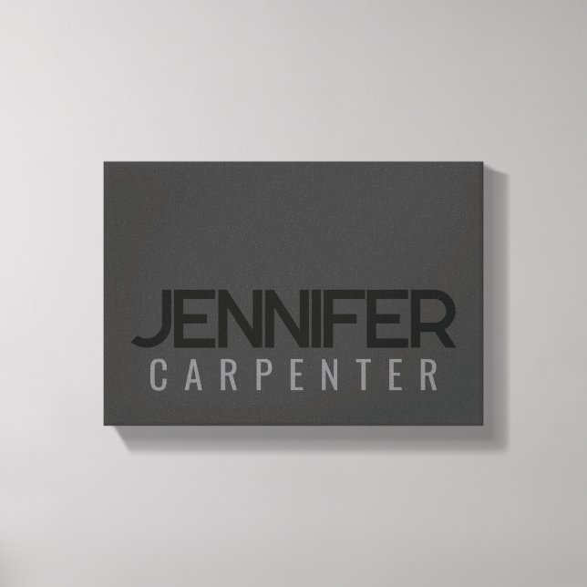 Professionell elegant modern minimalistisk lägga t canvastryck (Framsida)