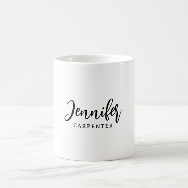 Professionell elegant modern minimalistisk lägga t kaffemugg (Center)