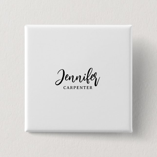 Professionell elegant modern minimalistisk lägga t knapp (Framsida)