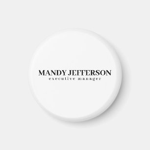 Professionell elegant modern minimalistisk lägga t magnet