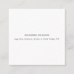 Professionell elegant modern minimalistisk lägga t tilläggskort