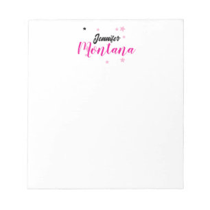 Professionell elegant modern minimalistisk namn anteckningsblock