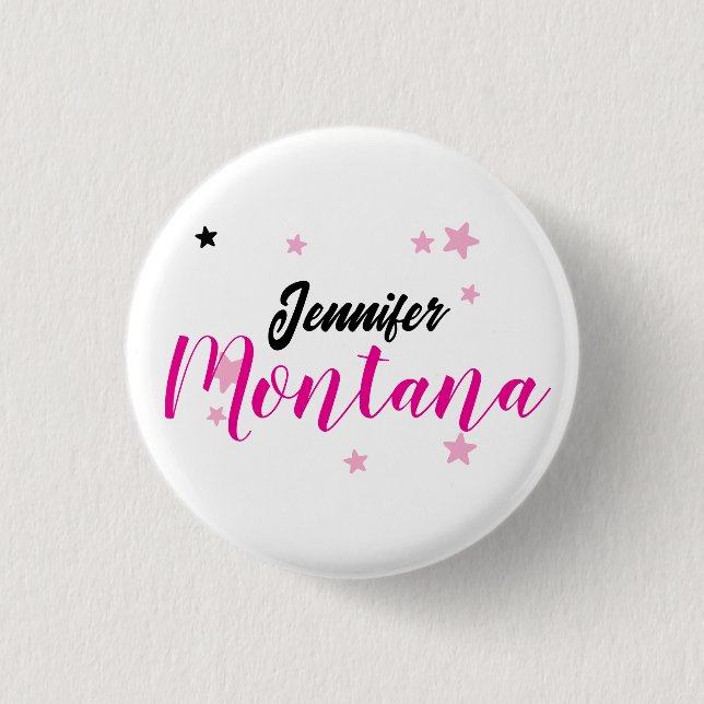 Professionell elegant modern minimalistisk namn knapp (Framsida)