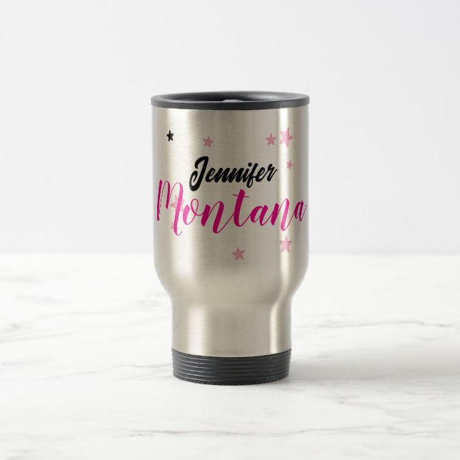 Professionell elegant modern minimalistisk namn resemugg (Center)