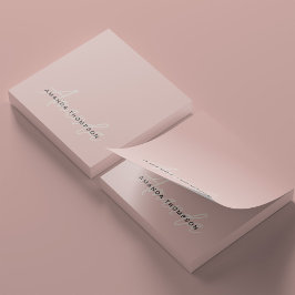 Professionell Elegant Modern Personlig med Namn Post-it Block