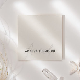 Professionell Elegant Modern Personlig med Namn Post-it Block