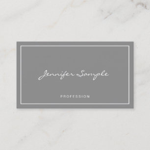 Professionell Elegant Modern Silke Avslutar lyx Visitkort