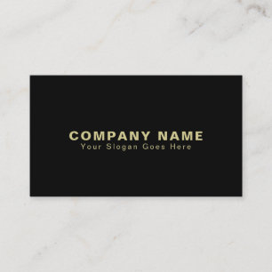 Professionell Elegant Modern Simple Plain Company Visitkort